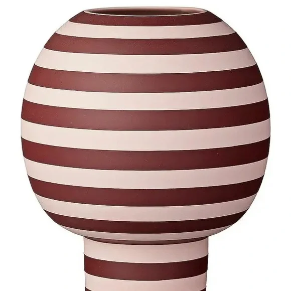 AYTM Striped Brown and pink vase - Picture 5 of 7